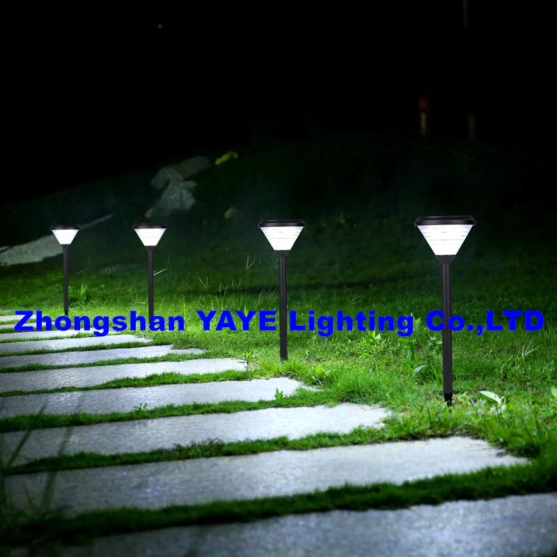 Yaye Manufacturer Factory Price IP65 Outdoor Waterproof Solar LED Garden Lights Spotlight Landscape CE Pathway Yard Driveway Aluminum Spike Light 1000PCS Stock