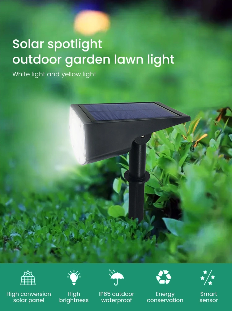 Hot Selling Waterproof LED Solar Lawn Garden Light Outdoor Handy Brite Spotlight