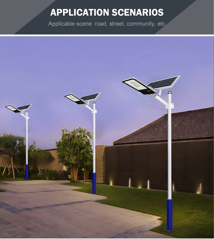 Guzhen Factory Wholesale Best Price Aluminum Solar Powered LED Garden Street Light with Remote