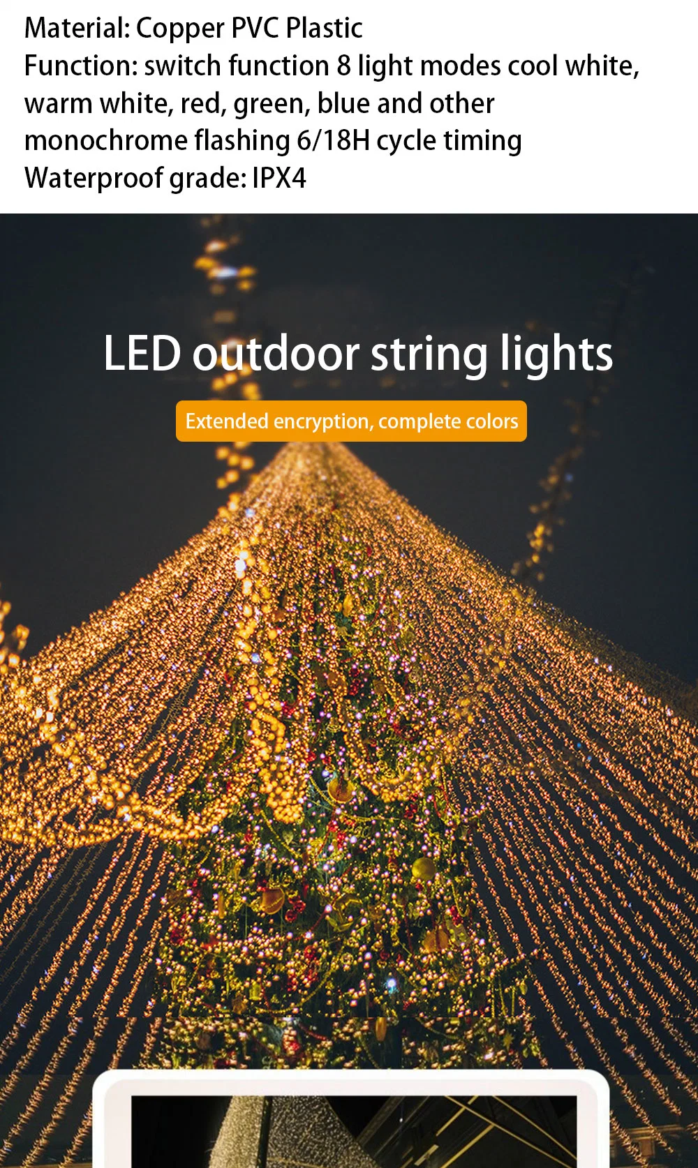 Hot Sale Color Ful USB Powered Solar Powered Multi Color Wedding Fairy Lights of Rose Flowers Fairy Light Ceiling Decor