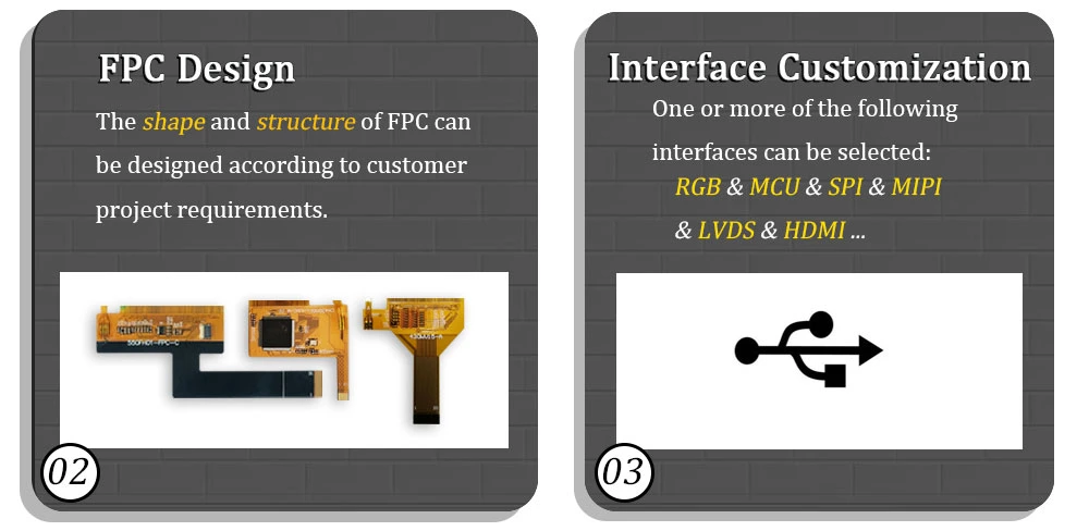 Factory 480X272 Pixels 4.3 Inch TFT Display Visible in Sunlight TFT Color LCD with 24 Bit RGB Interface