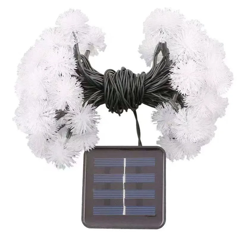 Holiday Fairy Outdoor Solar Dandelion Home Wedding Decoration Christmas String Lights