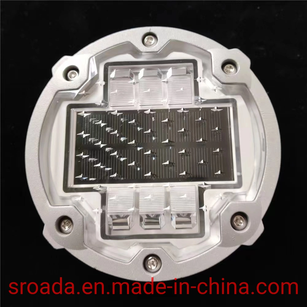 Aluminium G105 Round Cat Eye Solar Road Studs Lamp with Pole System