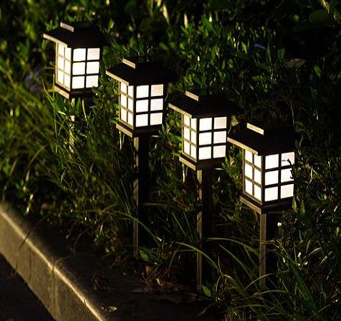 Goldmore11 LED Solar Pathway Lights Waterproof Outdoor Solar Lights for Garden/Landscape/Path/Yard/Patio/Driveway/Walkway