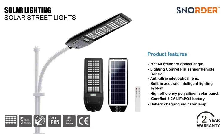 OEM/ Wholesale All-in-One Integrated Street Light Solar Power LED Outdoor Lighting 50W 100W 150W 200W Street Light