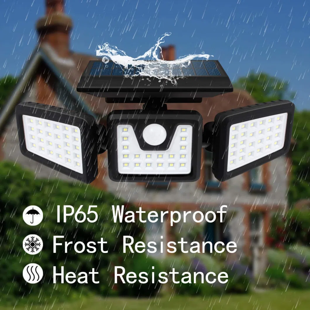 IP65 Solar Powered LED Garden Fence Motion Sensor Security Lights Solar Wall Lights