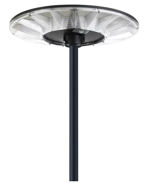 Outdoor ABS UFO LED Post Lamp Solar Garden Light for Yard Pathway Walkway Home