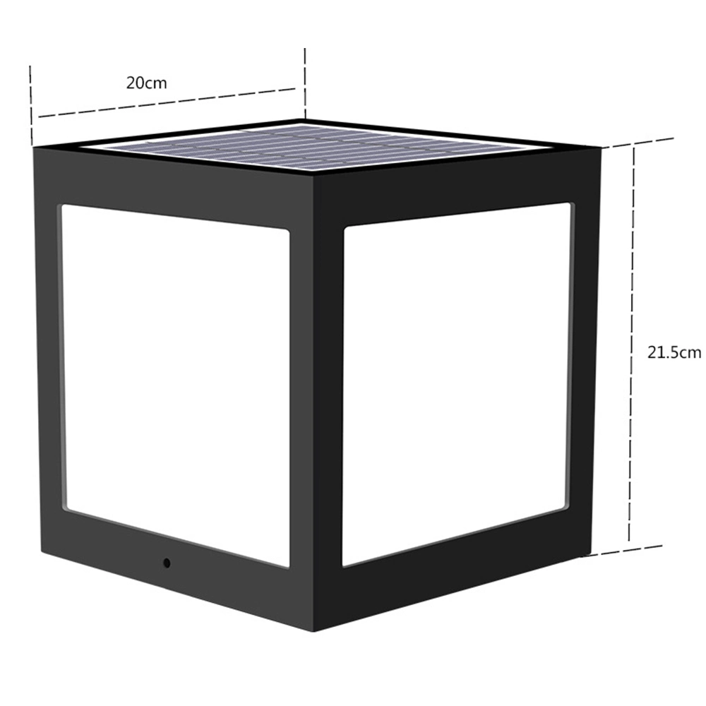 Solar Post Cap Lights Solar Fence Post Lights Large Size 8inch