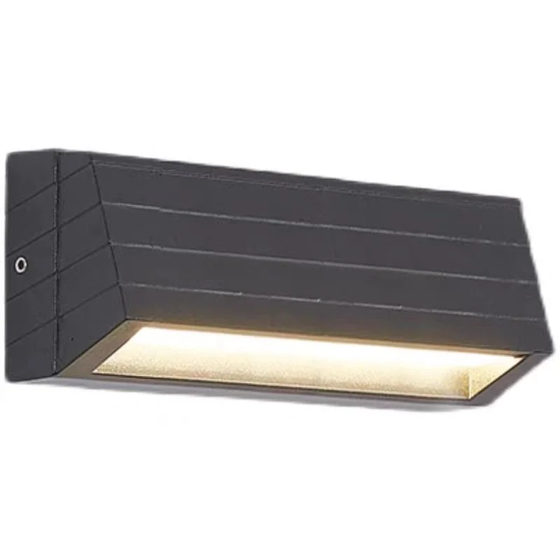 6W Aluminum Exterior IP65 Square Surface-Mounted LED Step Stair Walkway Wall Light