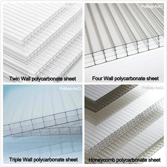 Transparent Polycarbonate Sunlight Roofing Clear Sheet