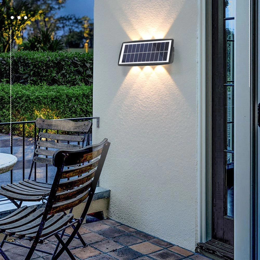 Waterproof Fence Garden Balcony Home Outdoor Landscape Lighting Solar LED Wall Washer Light