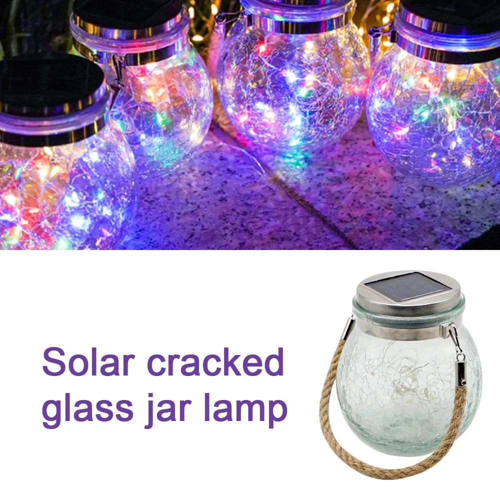 High Quality Outdoor Hanging Solar LED Warm Garden Light for Holiday Decorative