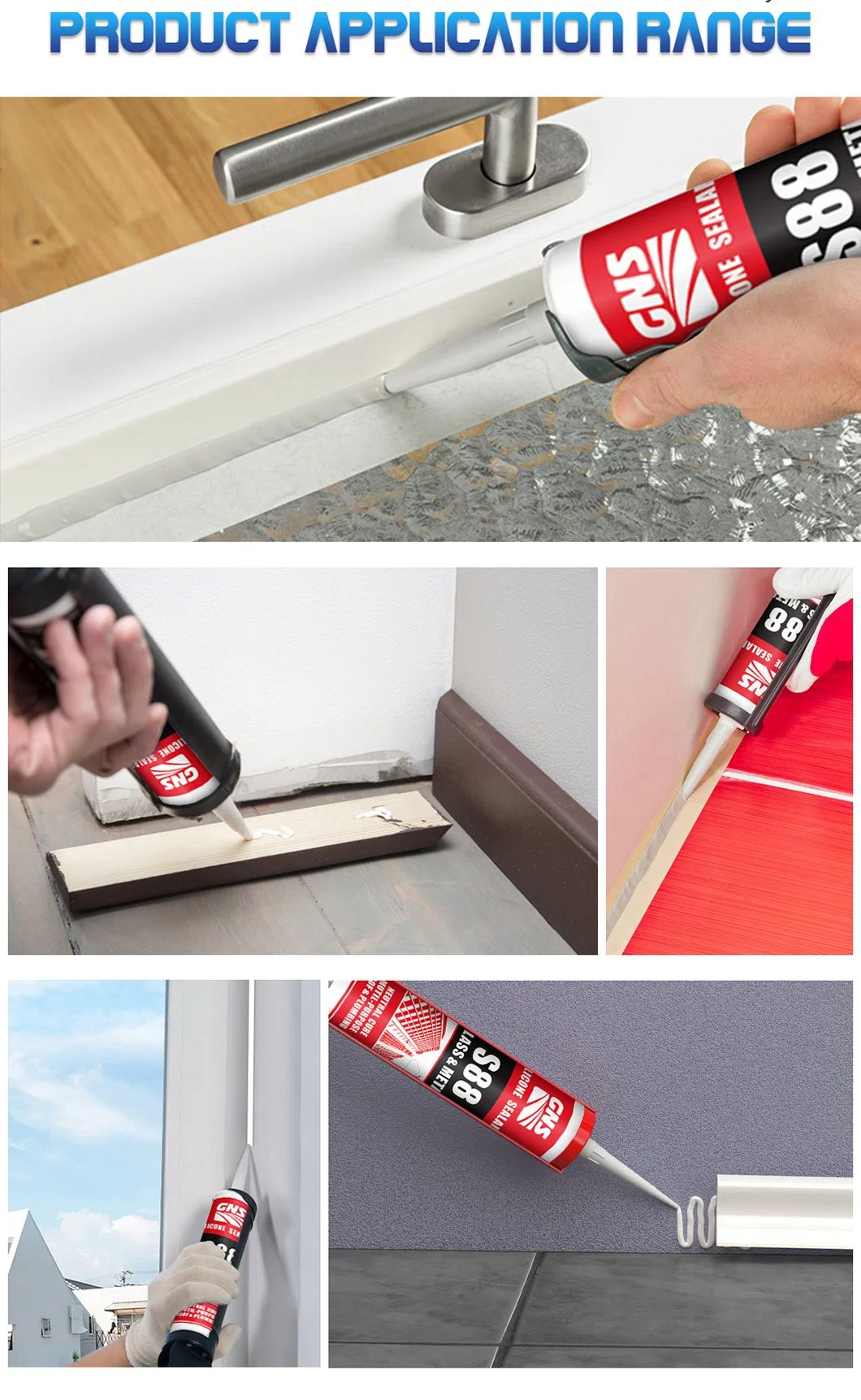 Hot Sale Medium Quality Neutral Glass and Metal Silicone Sealant for Windows