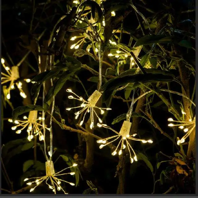 Solar Powered Christmas Holiday Lighting Decoration String Light
