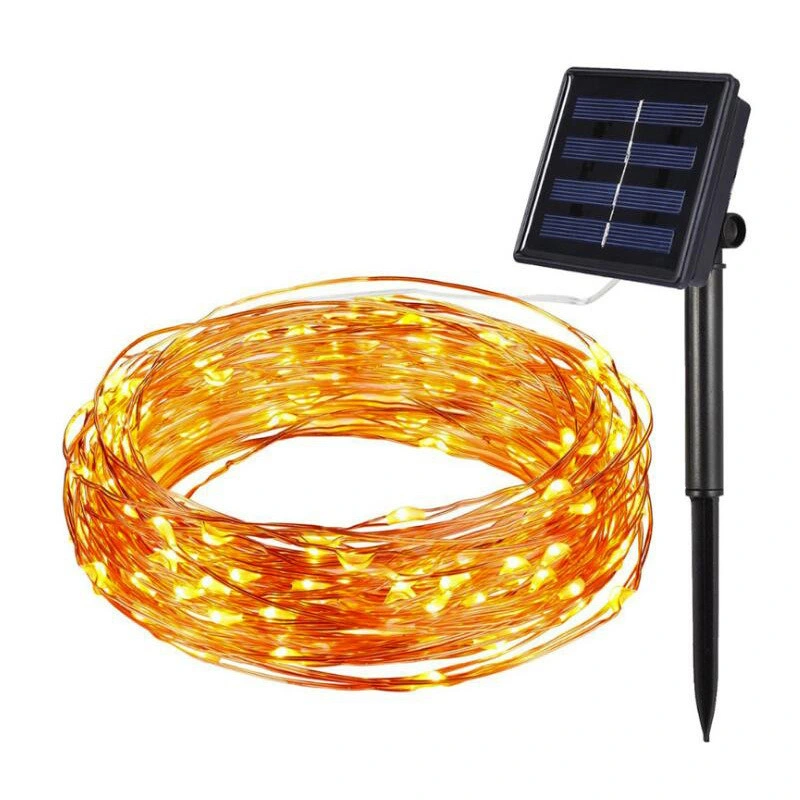 Solar String Lights 8 Modes 200 LED Waterproof Solar Christmas Lights Solar Fairy Lights Indoor Outdoor Decoration String Lights for Garden, Party Bl11958