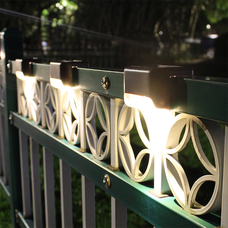 Waterproof Outdoor LED Solar Fence Lamp Stair Step Light