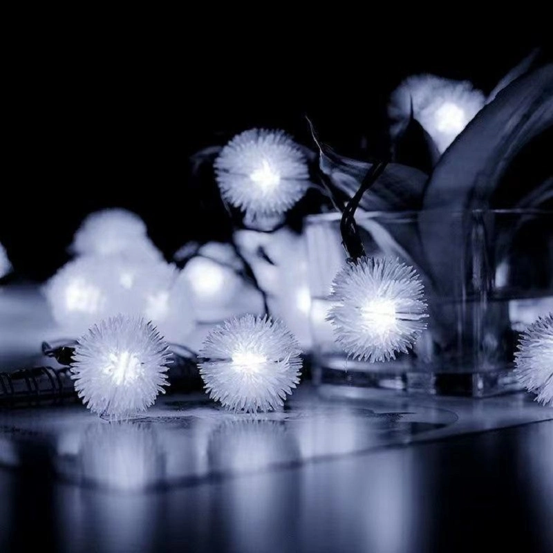 Holiday Fairy Outdoor Solar Dandelion Home Wedding Decoration Christmas String Lights