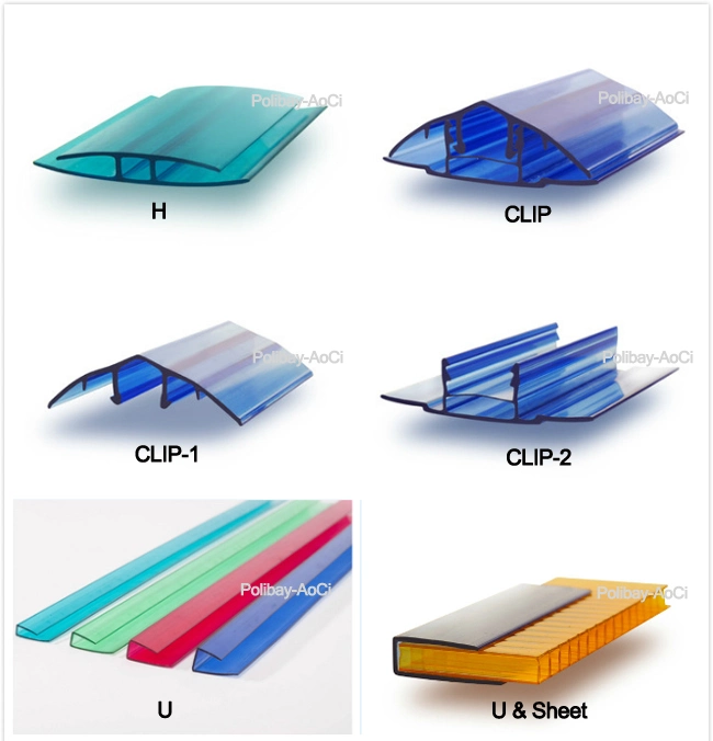 Transparent Polycarbonate Sunlight Roofing Clear Sheet