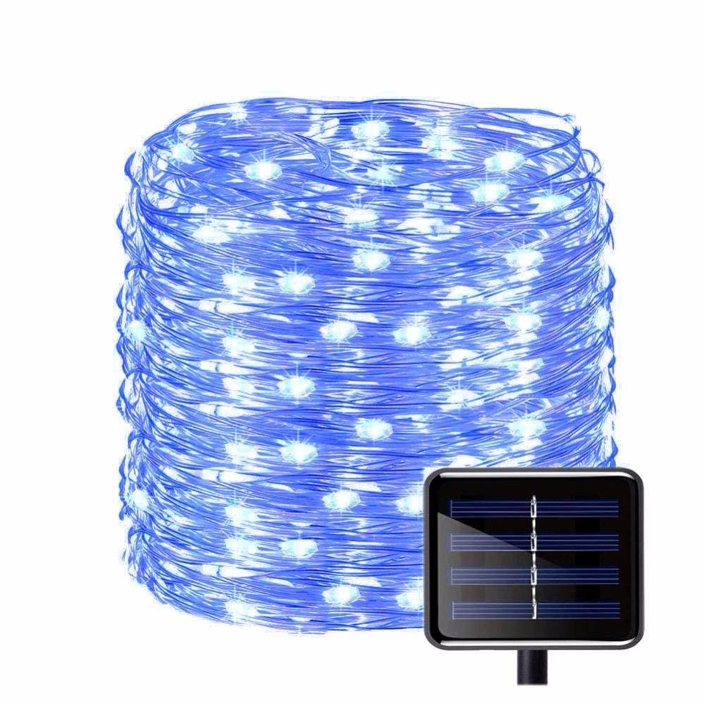 Wholesale LED Outdoor Solar Colourful Copper Wire Fair Y String Light