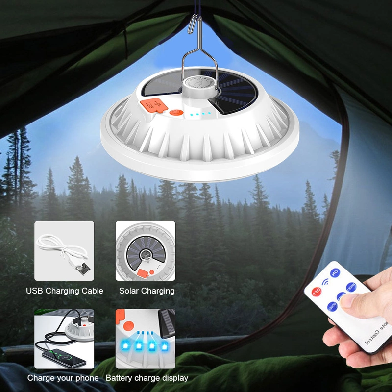 Goldmore2 USB Rechargeable Hanging Outdoor Portable Solar Camping Light