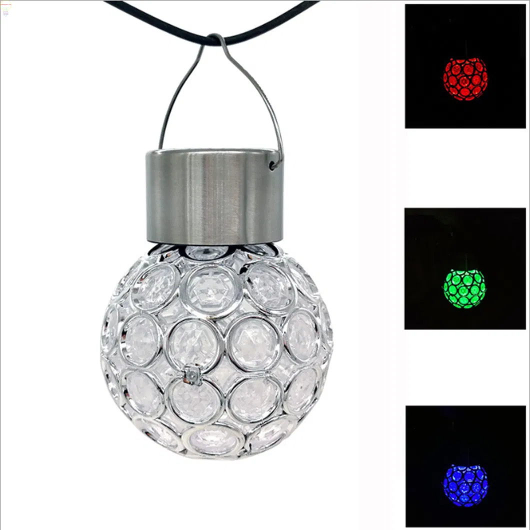 Color Changing LED Hanging Solar Light for Outdoor Decorations