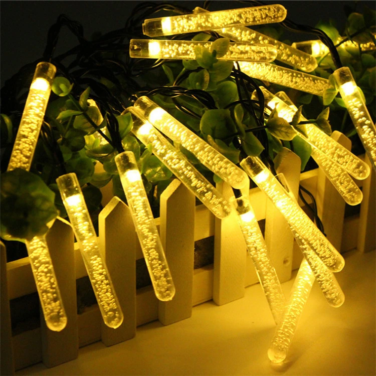 Christmas LED Light Ice Piton Outdoor Holiday Lighting Solar String Lights