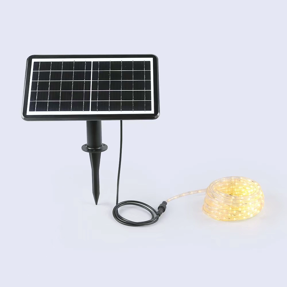 New Decorative LED Solar Tube Light for Pool Branch Tree Hanging Stair Camping Gate House Grave with Inflatable Portable