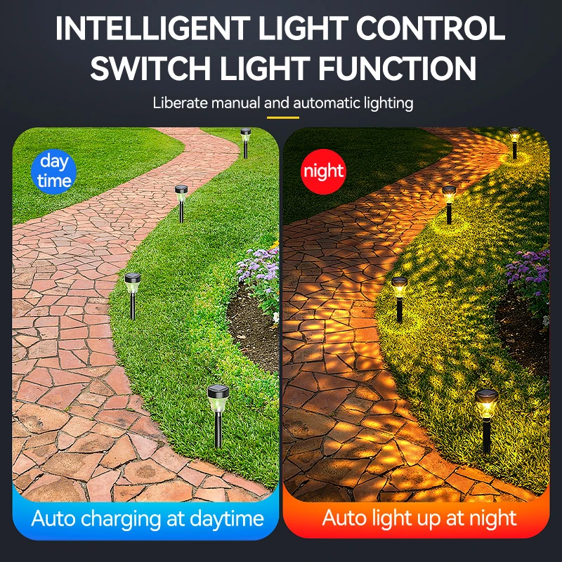 Cheaper Price Modern Path Lawn Solar Christmas Garden Stake LED Outdoor Light IP65 Waterproof