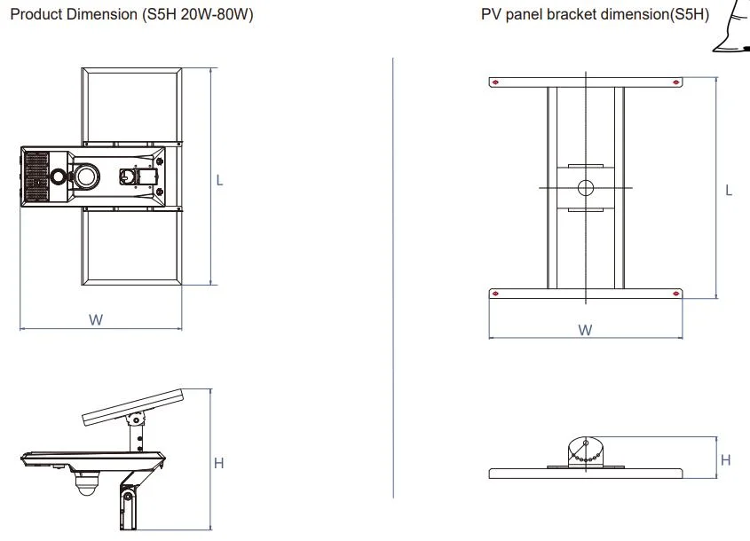 Factory Price Solar Light IR/Motion Sensor Security CCTV Camera IP66 COB SMD Integrated Outdoor Parking Light solar Light