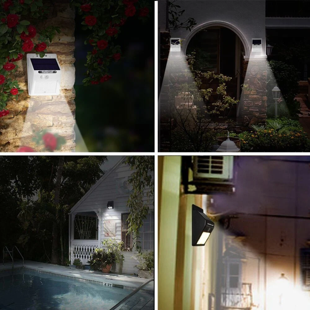 Solar Powered Voice Control &amp; Motion Sensor Security Lights (RS2003-16V)