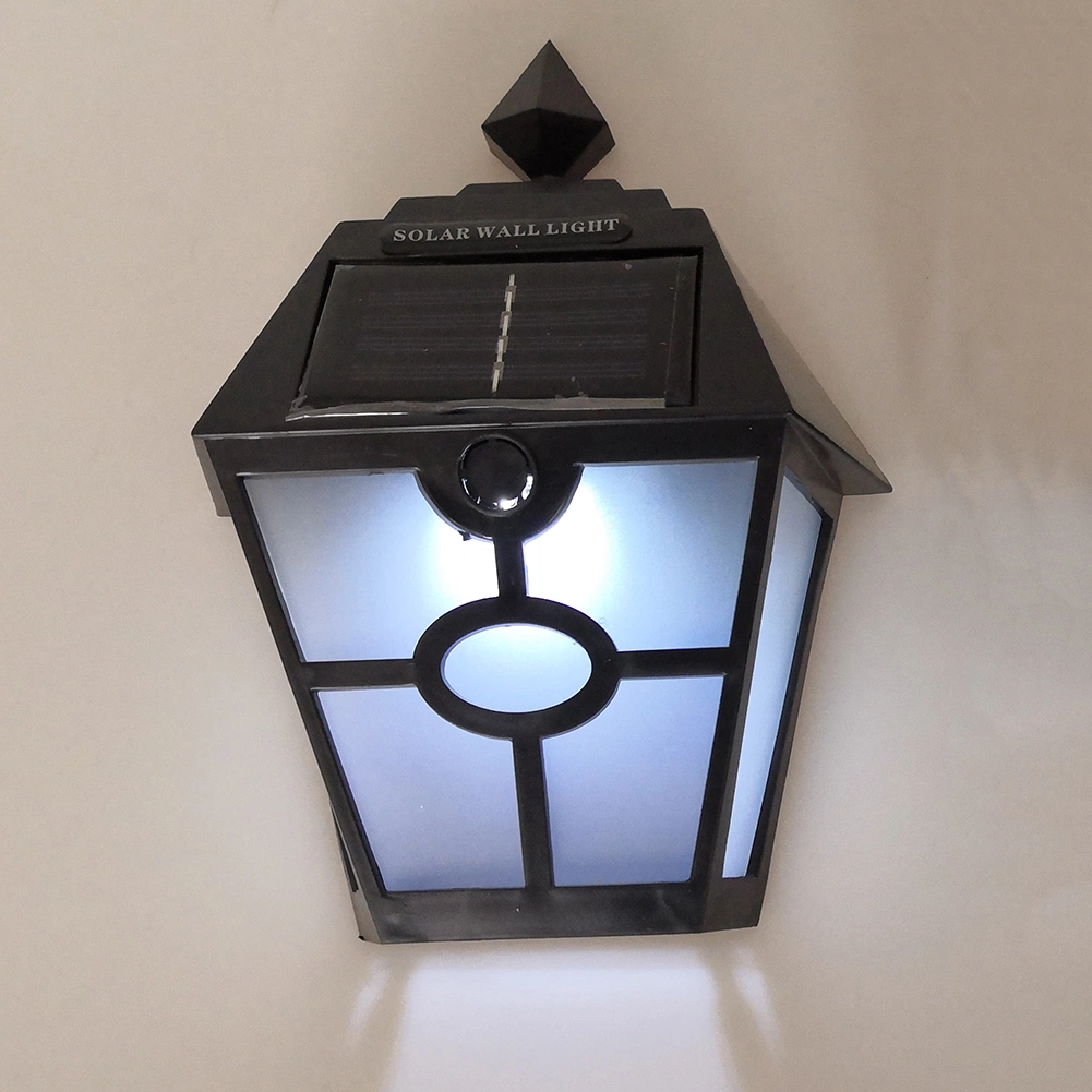 Yichen Solar Rechargeable Outdoor Garden Wall Light with Flame Light