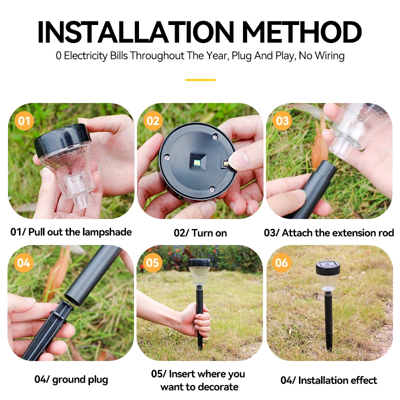 Cheaper Price Modern Path Lawn Solar Christmas Garden Stake LED Outdoor Light IP65 Waterproof