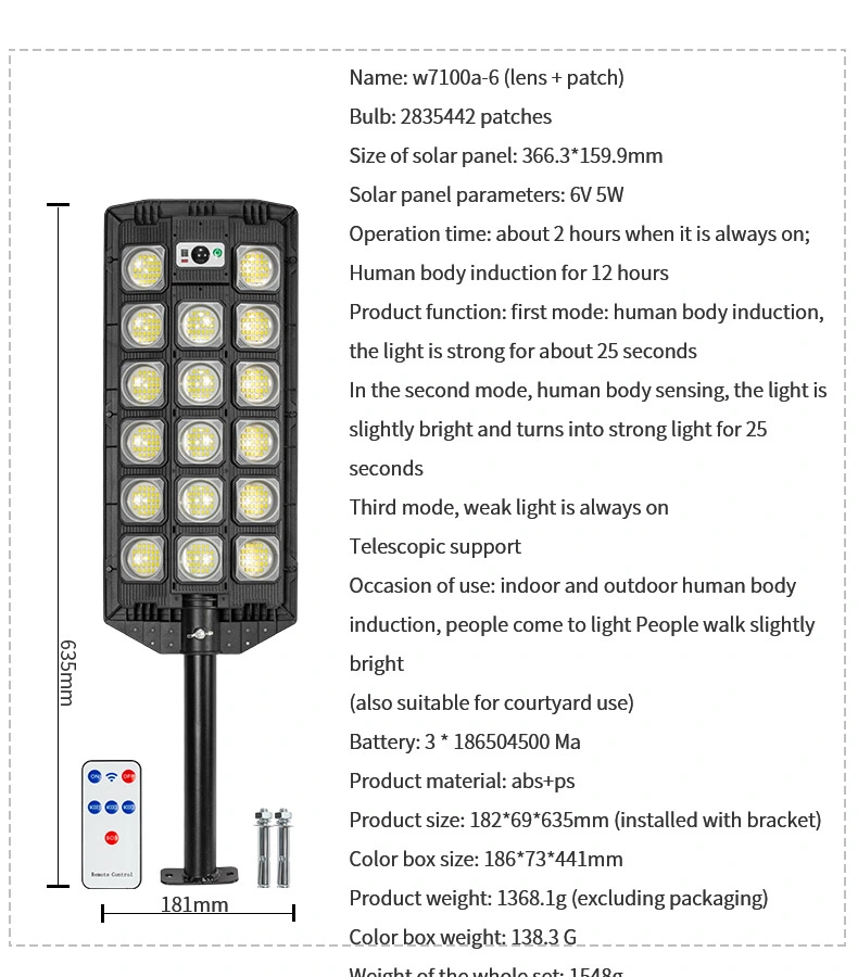 Factory Price Outside Solar Lighting Waterproof Pool Lantern LED Solar Street Light