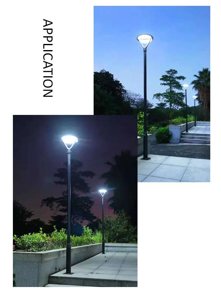 Energy Saving LED 20W Wireless Decorative Commercial Garden Solar Courtyard Light for Gate Fence Pathway