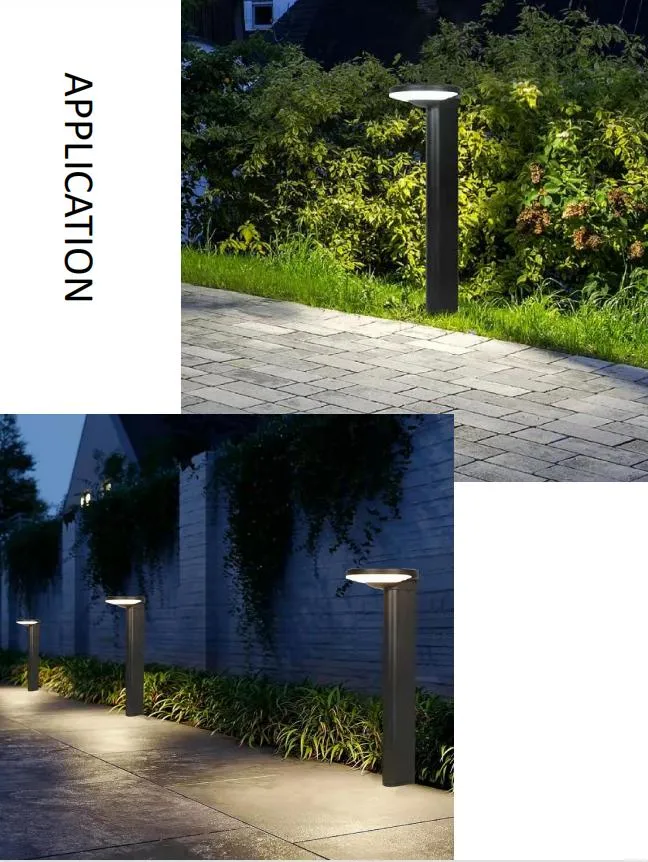 LED Post Deck Pathway Christmas Light Wall Solar Powered Garden Lights