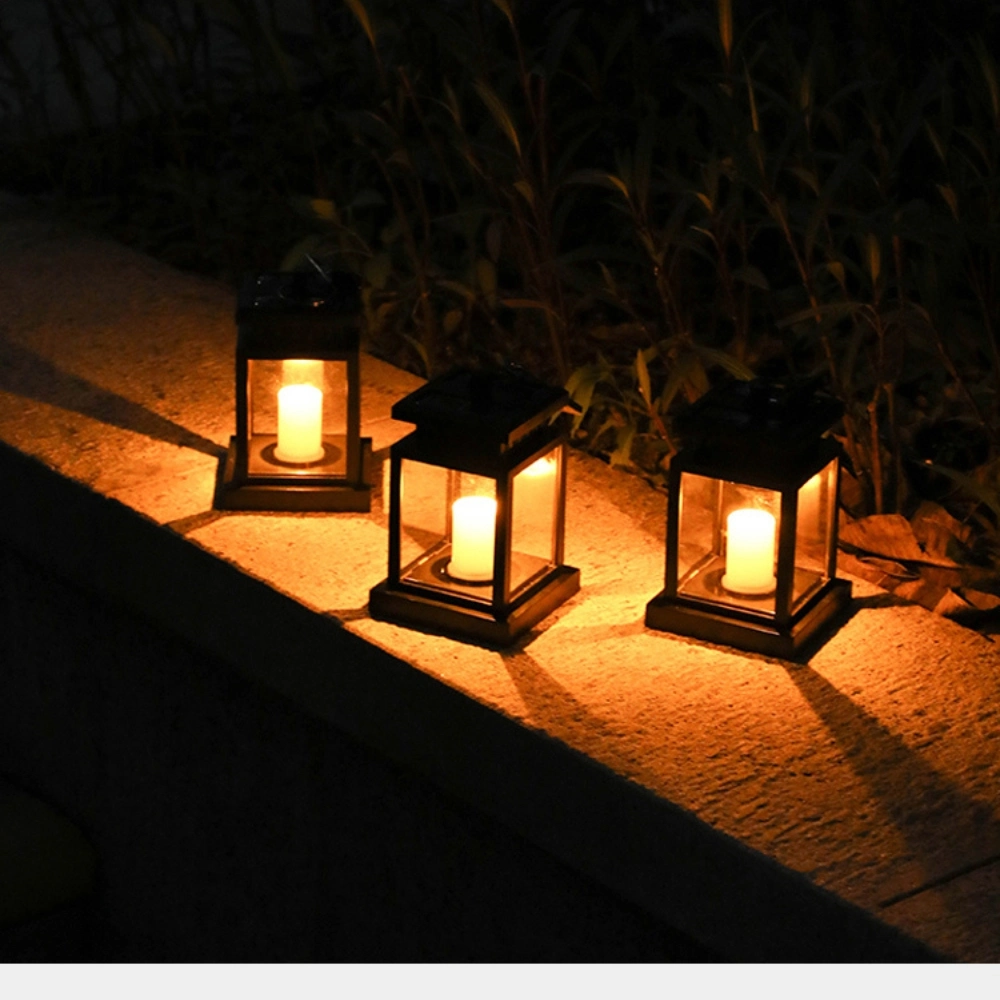 Outdoor Light Waterproof Solar Candle Lantern for Decoration Ci24451
