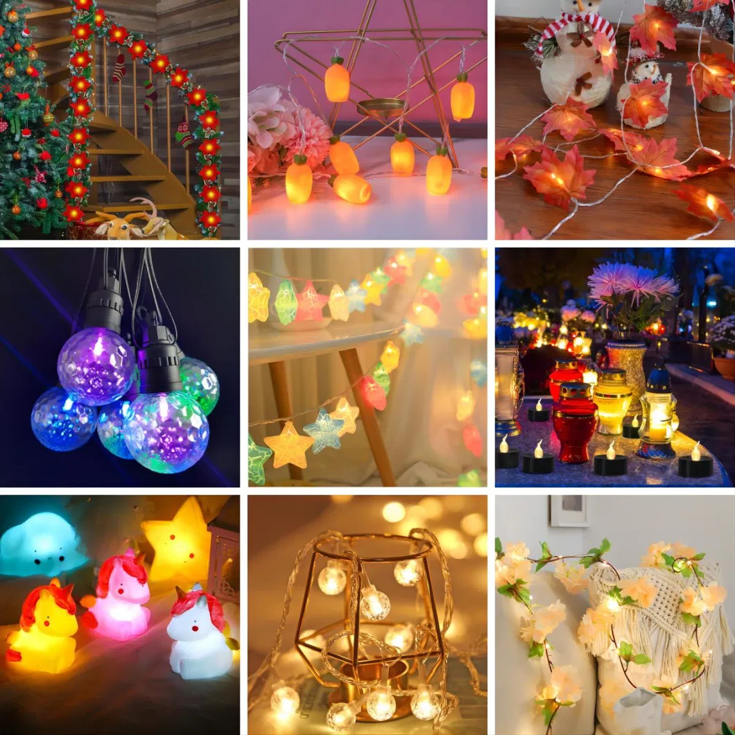 China Wholesale Price Christmas String Lights White Solar Christmas String Light Solar Wind Outdoor Lighting Solar Powered Outdoor Lighting Decoration Light