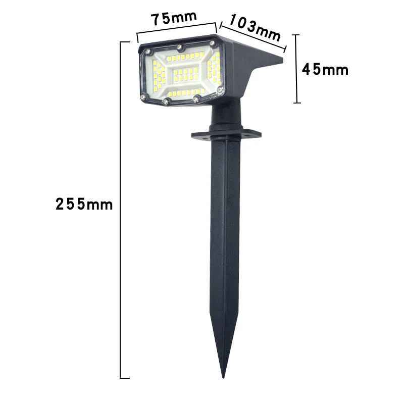 High Quality Cheap Price 50 LED Lights Outdoor Solar Spot Light Waterproof Solar Spotlight