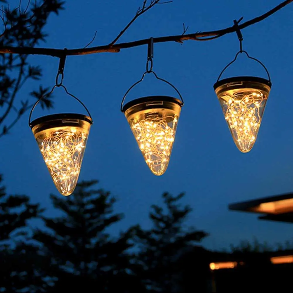 Solar Garden Light, Solar Powered Hanging Lantern
