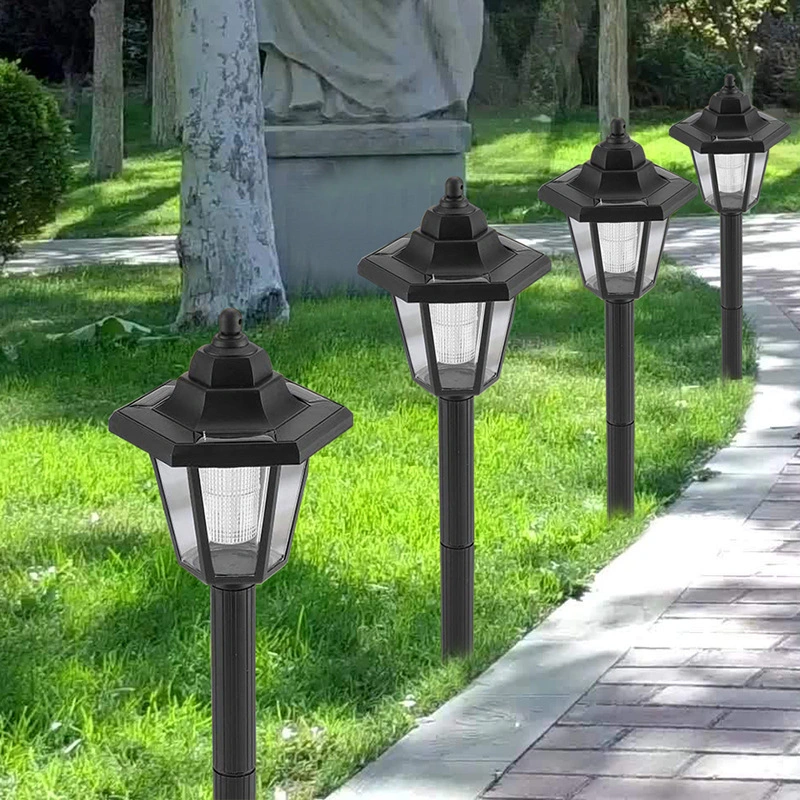 Classic LED Solar Powered Outdoor Garden Light Landscape Lawn Decorative Patio Solar Post Light