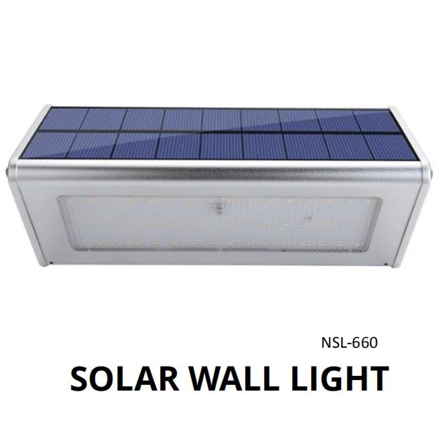 Outdoor Waterproof IP65 Garden Lighting Solar Powered Wall Lamp Step Light