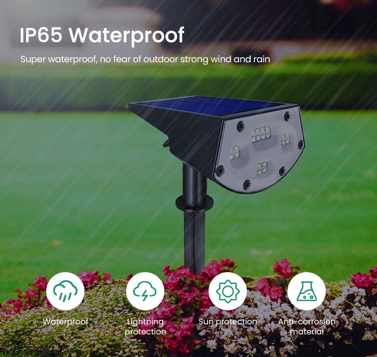 Hot Selling Waterproof LED Solar Lawn Garden Light Outdoor Handy Brite Spotlight