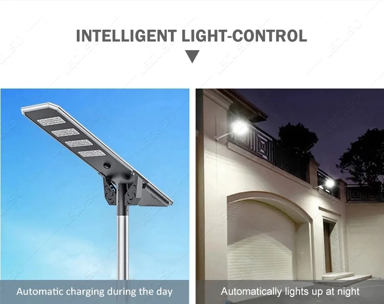 Factory Direct IP65 Waterproof Outdoor Aluminum Solar Powered LED Parking Lot Light