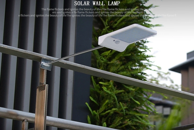 36 LED Solar Lights Outdoor LED Motion Sensor Gutter Light with Mounting Pole