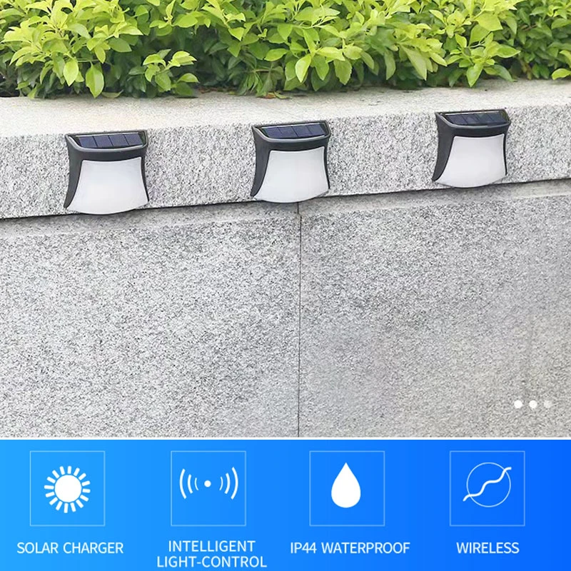 Solar LED Lamp Exterior Garden Outdoor Waterproof LED Lights for Decorationis Suitable for Decorating Patio Stairs Fence