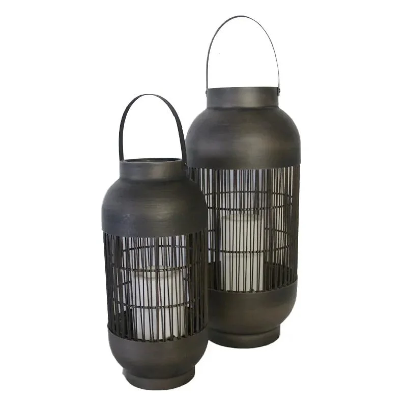 Indoor Outdoor Hanging Flameless Solar LED Decoration Candle Lantern