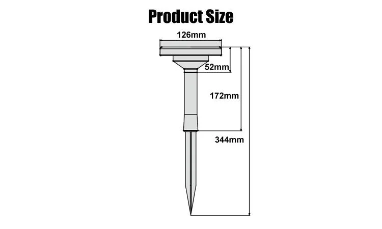 Wholesale LED Outdoor Solar Ground Light 4000K Garden Light Outdoor Waterproof