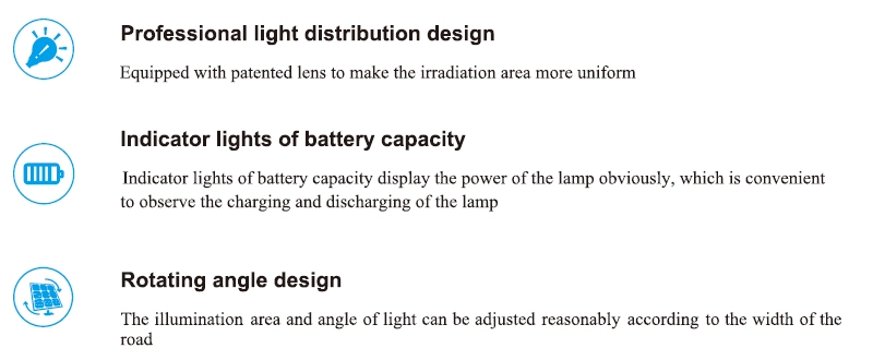 Outdoor IP65 All in One 80W Solar LED Street Garden Road Lamp