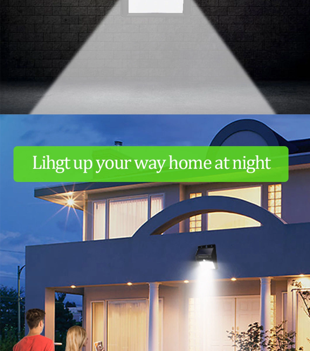 Brightest Outdoor Solar Lights with Intelligent PIR Motion Sensor