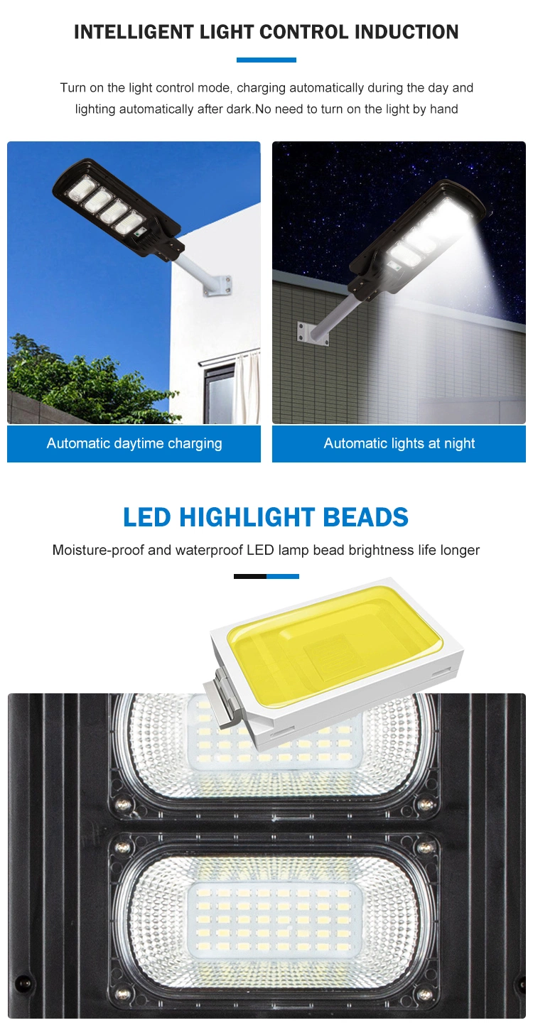 Wholesale Outdoor All in One Solar Powered LED Garden Street Light with Motion Sensor